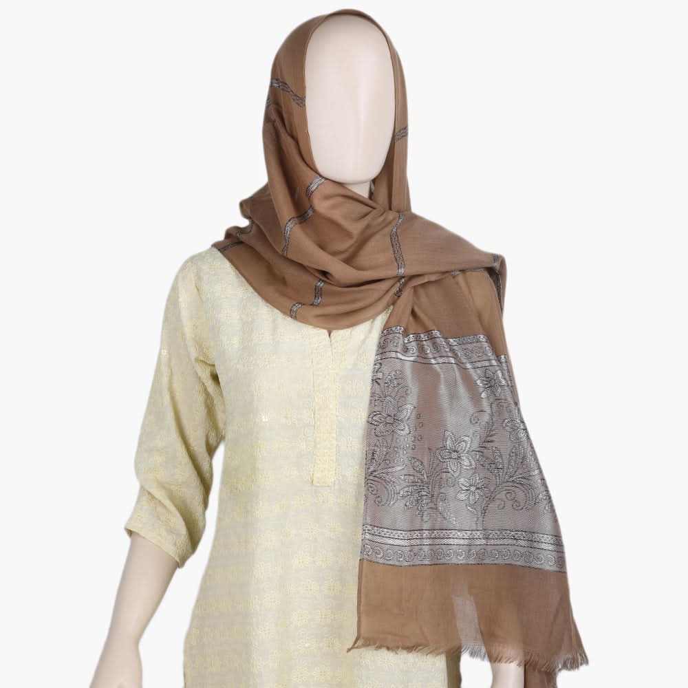 Women's Scarf - Brown, Women Shawls & Scarves, Chase Value, Chase Value