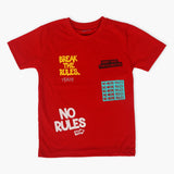 Boys Half Sleeves T-Shirt - Red, Boys T-Shirts, Chase Value, Chase Value