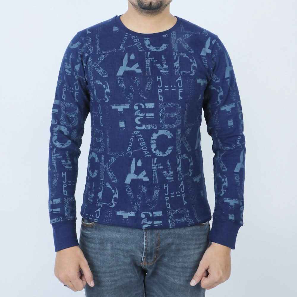 Men's Sweat Shirt - Blue, Men's Sweater & Sweat Shirts, Chase Value, Chase Value