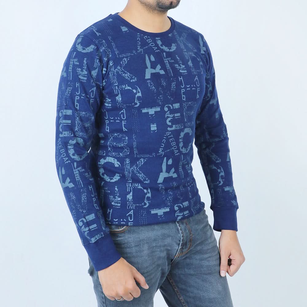 Men's Sweat Shirt - Blue, Men's Sweater & Sweat Shirts, Chase Value, Chase Value