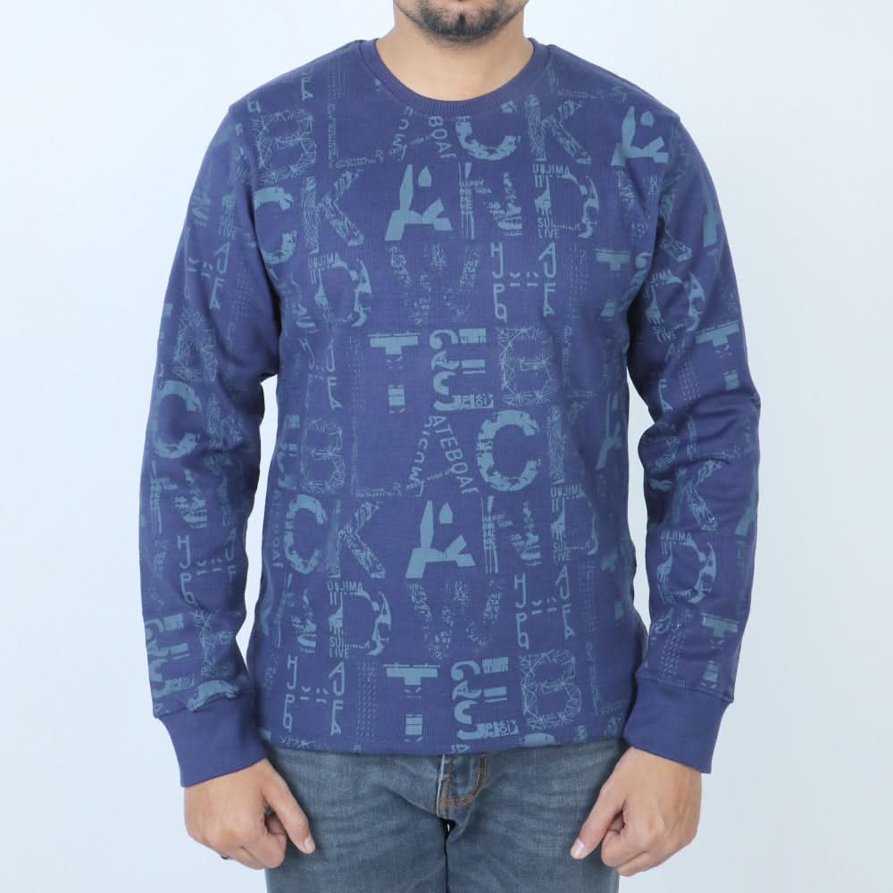 Men's Sweat Shirt - Blue, Men's Sweater & Sweat Shirts, Chase Value, Chase Value