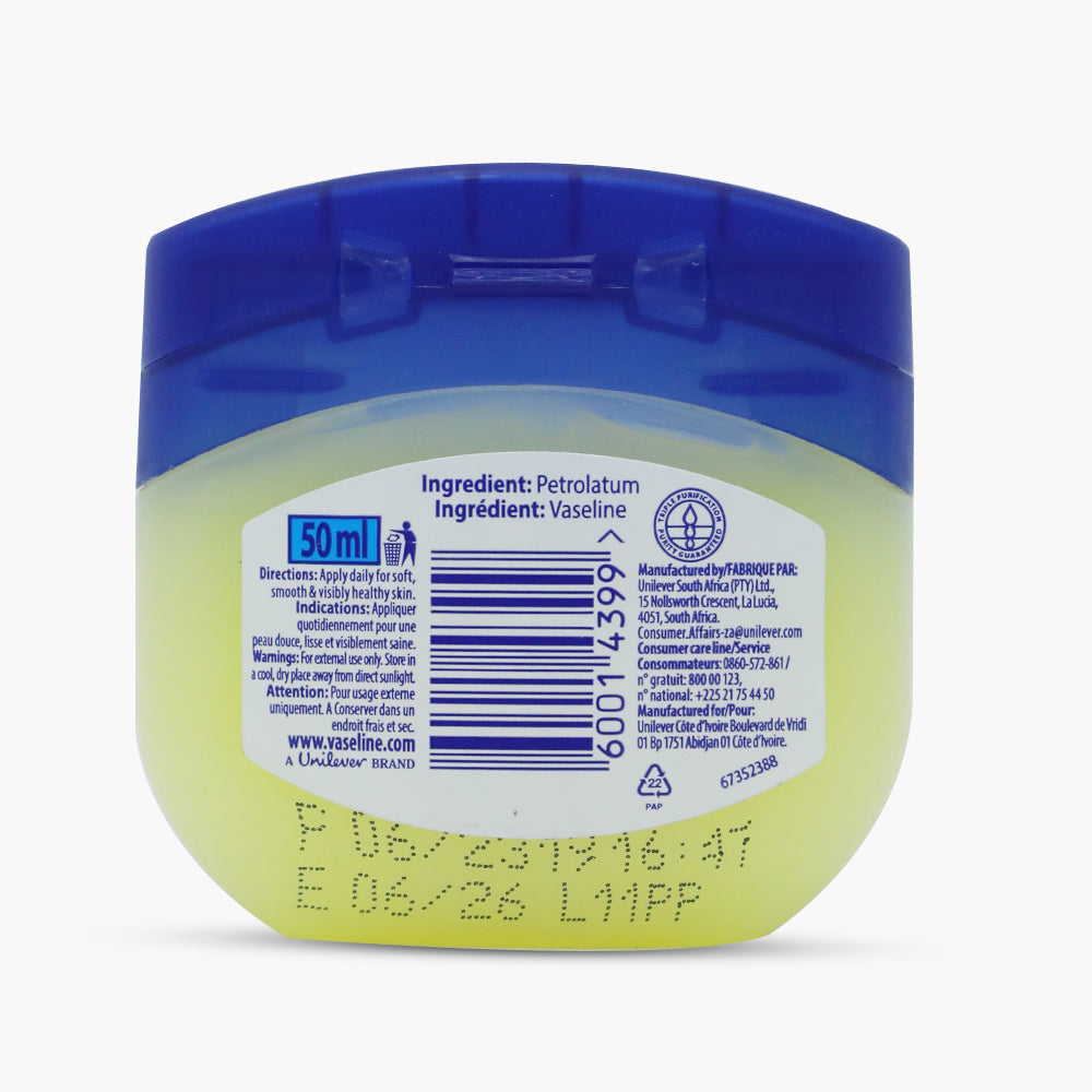 Vaseline Blueseal Pure Petroleum Jelly, Original 50ml, Creams & Lotions, Vaseline, Chase Value