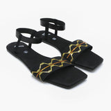 Women's Sandal - Black, Women Sandals, Chase Value, Chase Value