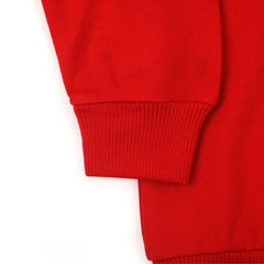 Girls Full Sleeves Sweat Shirt - Red