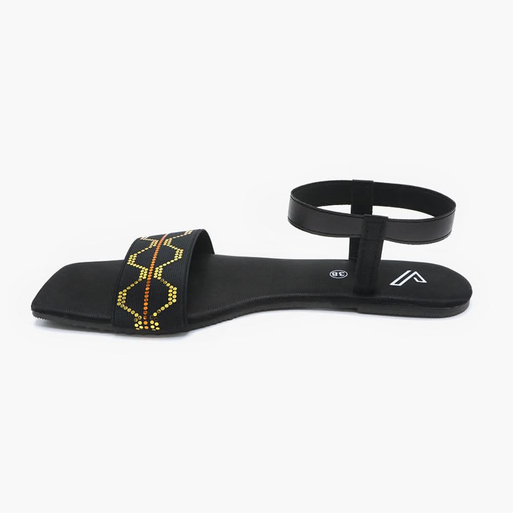 Women's Sandal - Black, Women Sandals, Chase Value, Chase Value