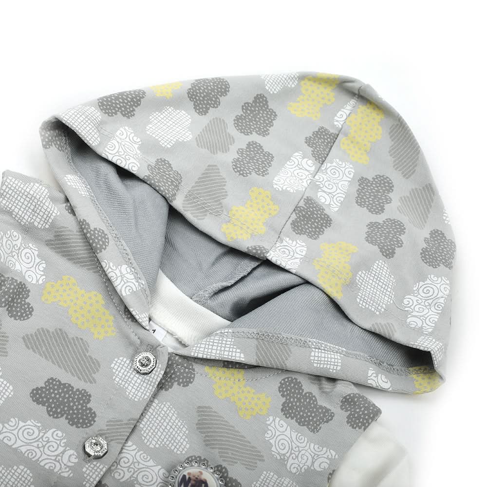 Newborn Girls Full Sleeves Suit - Yellow, Newborn Girls Sets & Suits, Chase Value, Chase Value