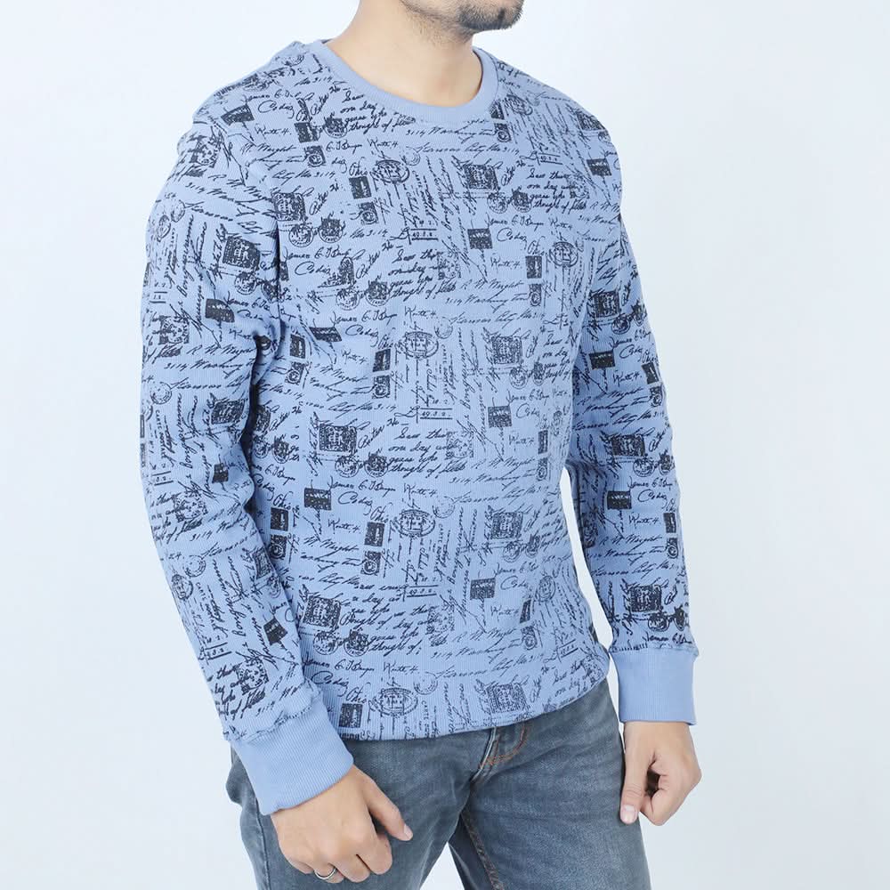 Men's Sweat Shirt - Blue, Men's Sweater & Sweat Shirts, Chase Value, Chase Value