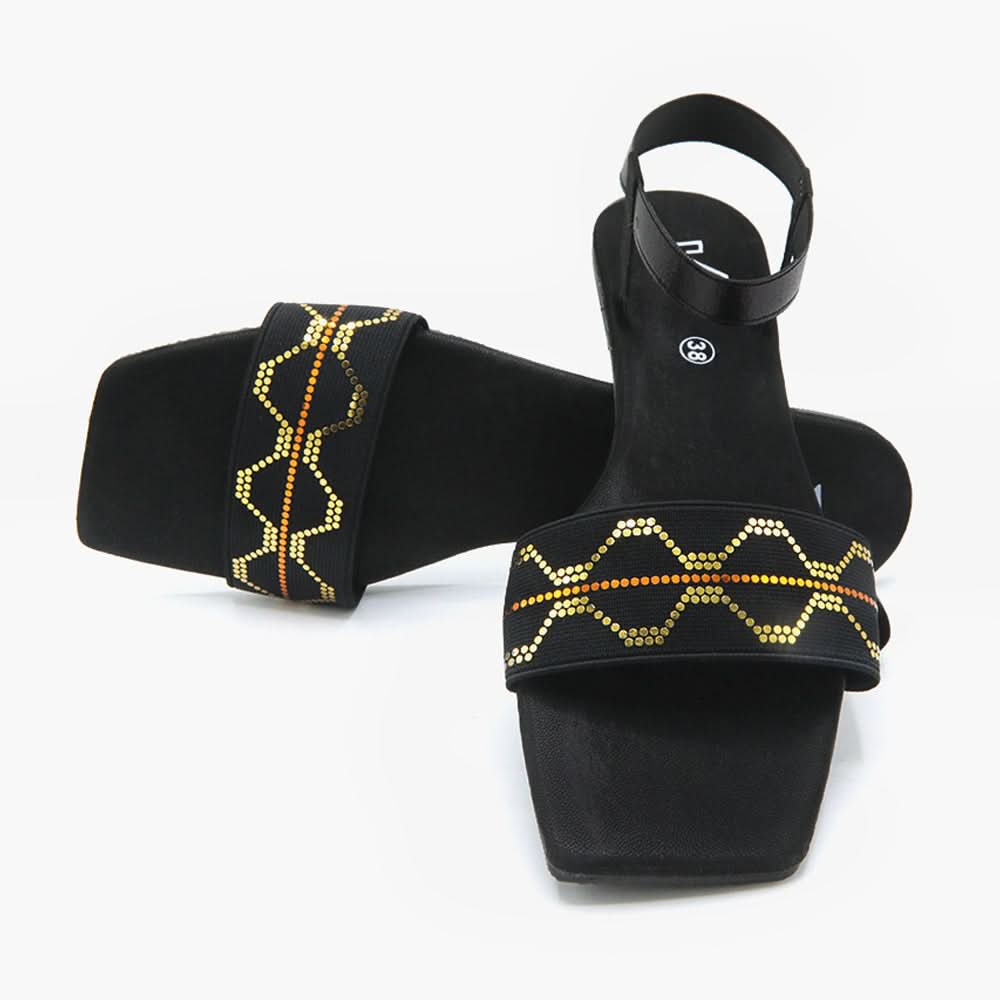 Women's Sandal - Black, Women Sandals, Chase Value, Chase Value