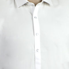 Eminent Men's Plain Shalwar Suit - Off White