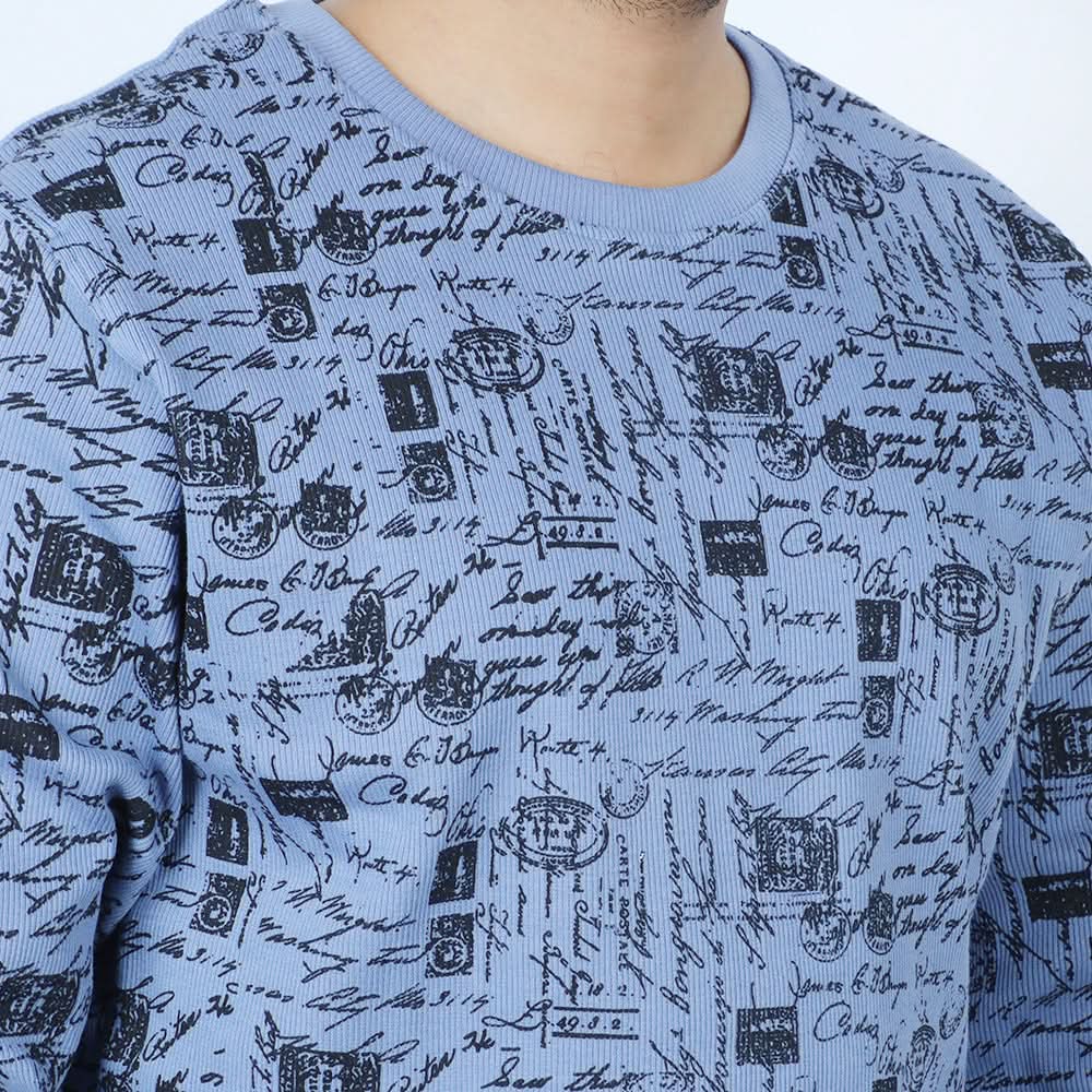 Men's Sweat Shirt - Blue, Men's Sweater & Sweat Shirts, Chase Value, Chase Value