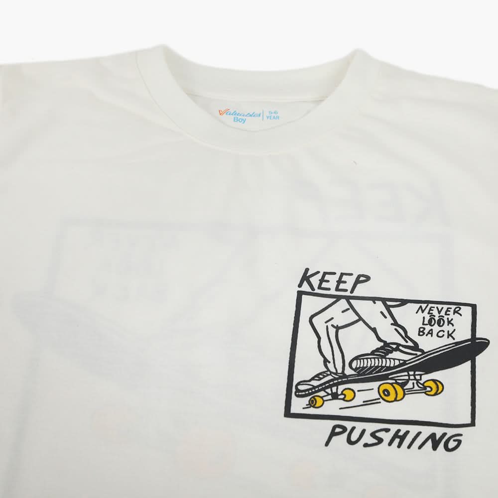 Boys Half Sleeves T-Shirt - White, Boys T-Shirts, Chase Value, Chase Value