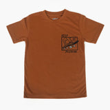 Boys Half Sleeves T-Shirt - Brown, Boys T-Shirts, Chase Value, Chase Value
