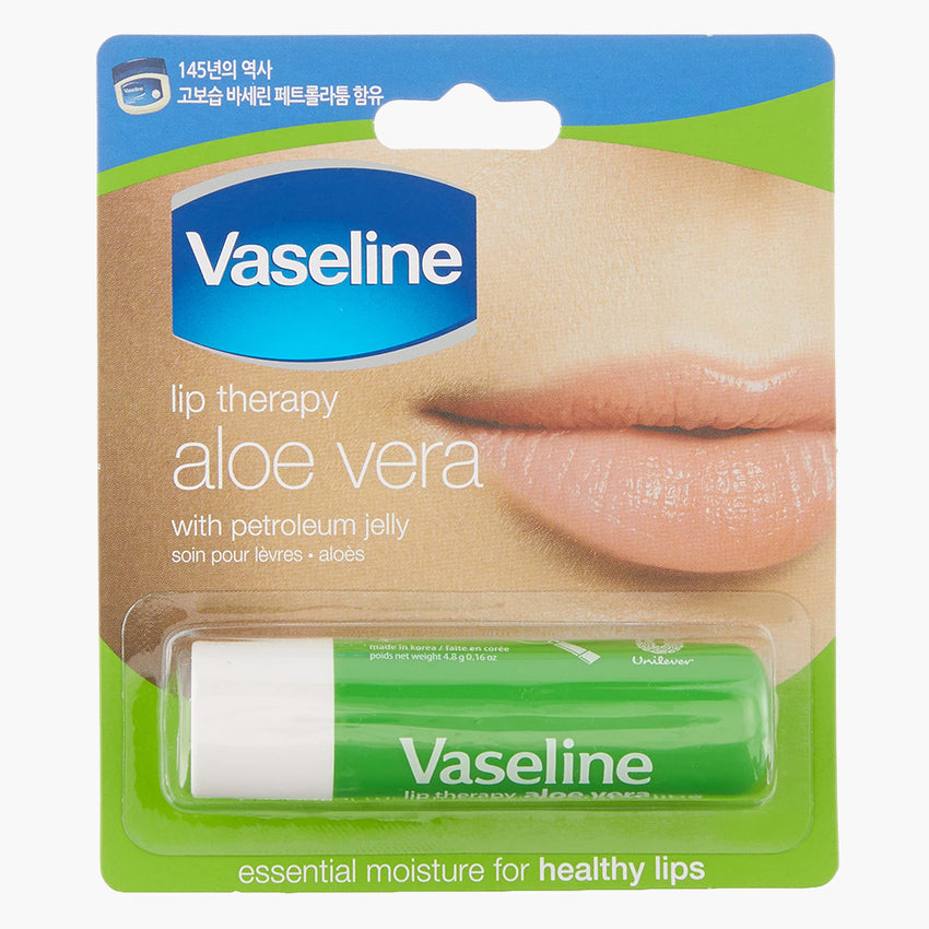 Vaseline Lip Therapy Lip Balm Aloe Vera, 4.8g, Creams & Lotions, Vaseline, Chase Value