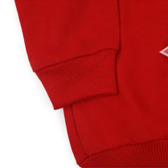 Girls Full Sleeves Sweat Shirt - Red