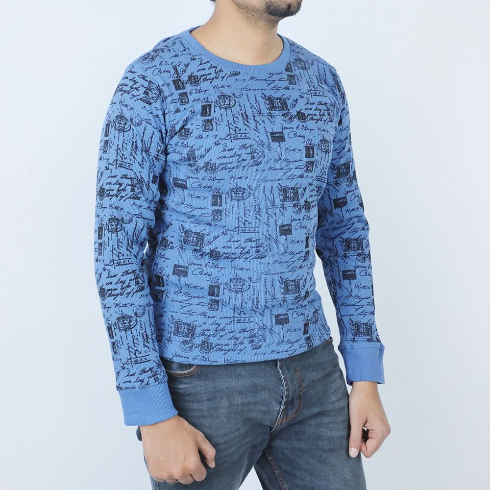Men's Sweat Shirt - Blue, Men's Sweater & Sweat Shirts, Chase Value, Chase Value