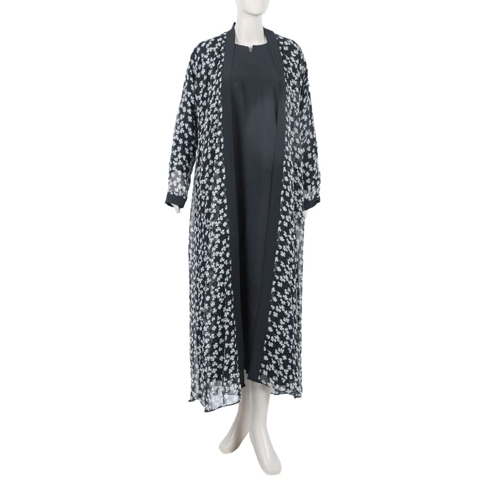 Women's Printed Abaya - Multi Color, Women Abayas, Chase Value, Chase Value