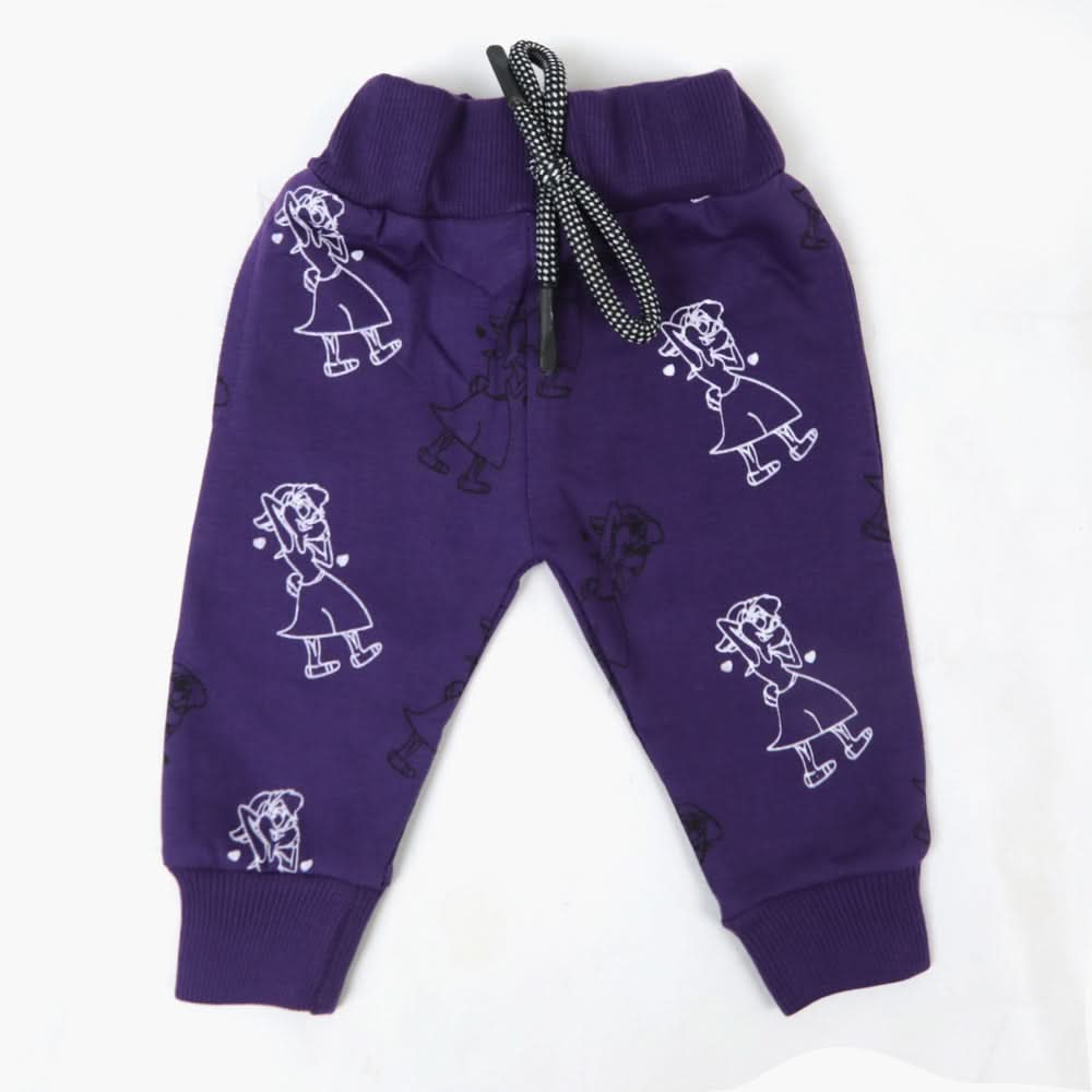 Newborn Girls Trouser - Purple, Newborn Girls Shorts Skirts & Pants, Chase Value, Chase Value