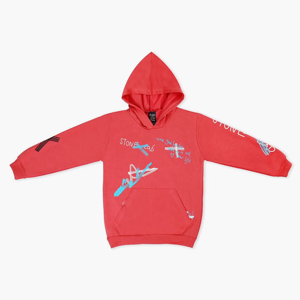 Boys Hoodie T-Shirt - Light Pink, Boys Hoodies & Sweat Shirts, Chase Value, Chase Value