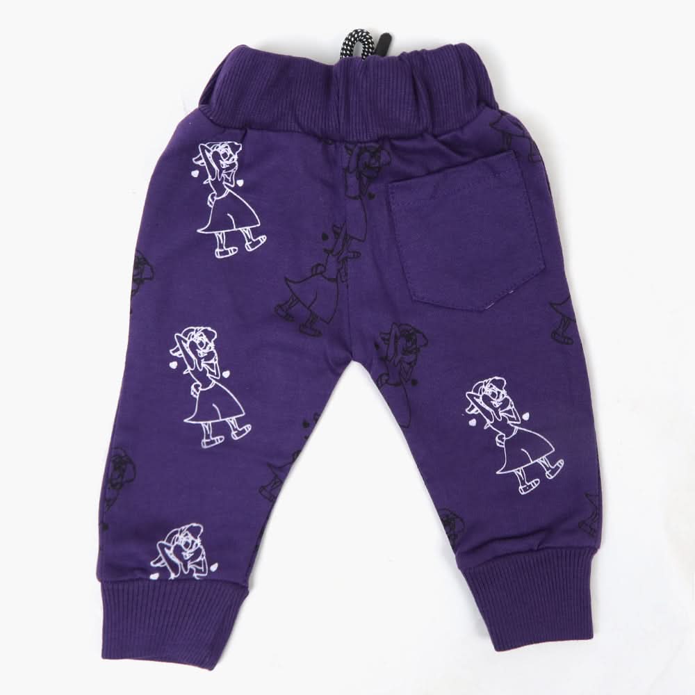 Newborn Girls Trouser - Purple, Newborn Girls Shorts Skirts & Pants, Chase Value, Chase Value