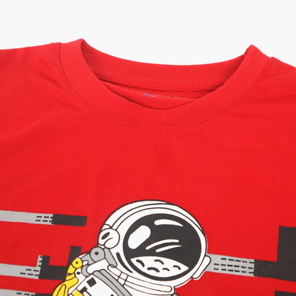 Boys Half Sleeves T-Shirt - Red, Boys T-Shirts, Chase Value, Chase Value