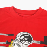 Boys Half Sleeves T-Shirt - Red, Boys T-Shirts, Chase Value, Chase Value