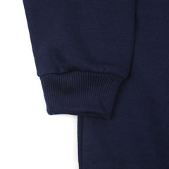 Girls Full Sleeves Sweat Shirt - Navy Blue