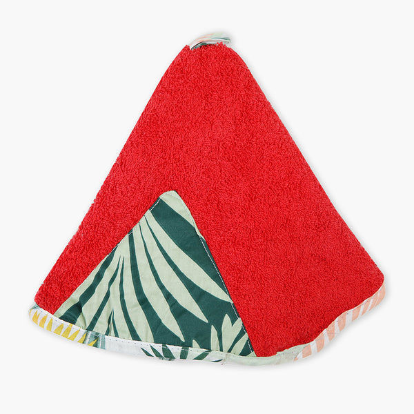 Round Hanging Towel - Red, Kitchen Towels, Chase Value, Chase Value