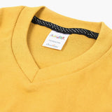 Newborn Boys V-Neck Sando - Mustard, Newborn Boys Winterwear, Chase Value, Chase Value