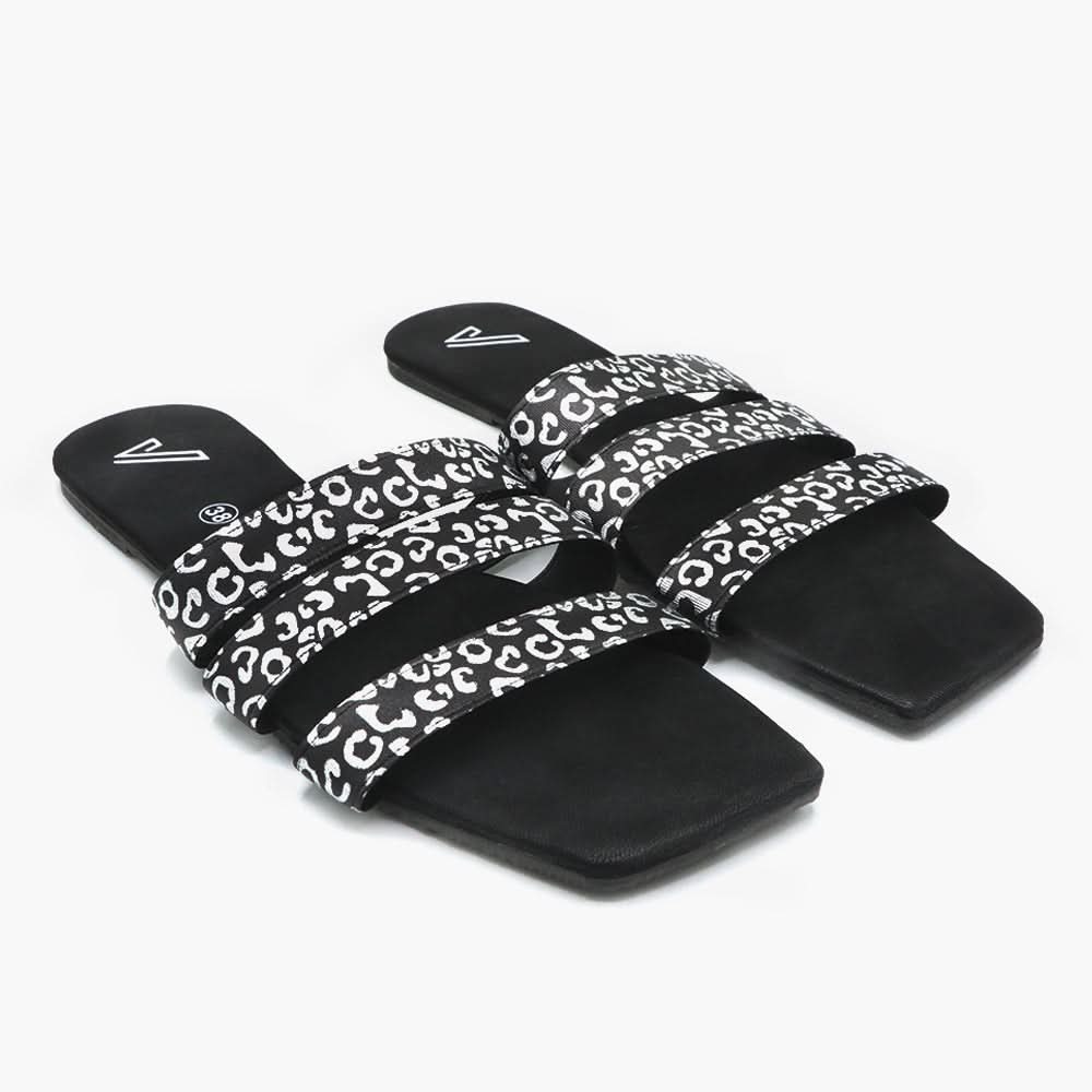 Women's Slipper - Black, Women Slippers, Chase Value, Chase Value