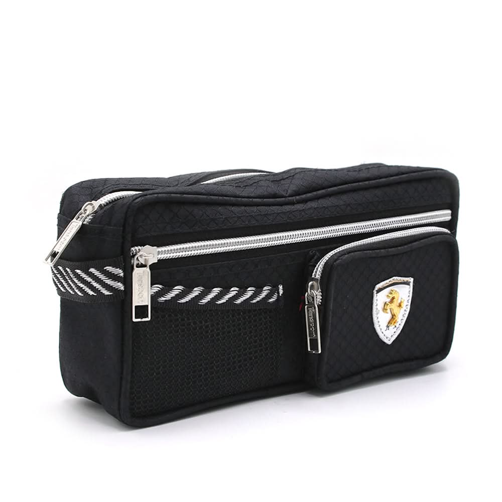 Pencil Pouch - Black, Pencil Boxes & Stationery Sets, Chase Value, Chase Value