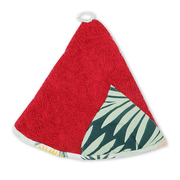 Round Hanging Towel - Maroon, Kitchen Towels, Chase Value, Chase Value