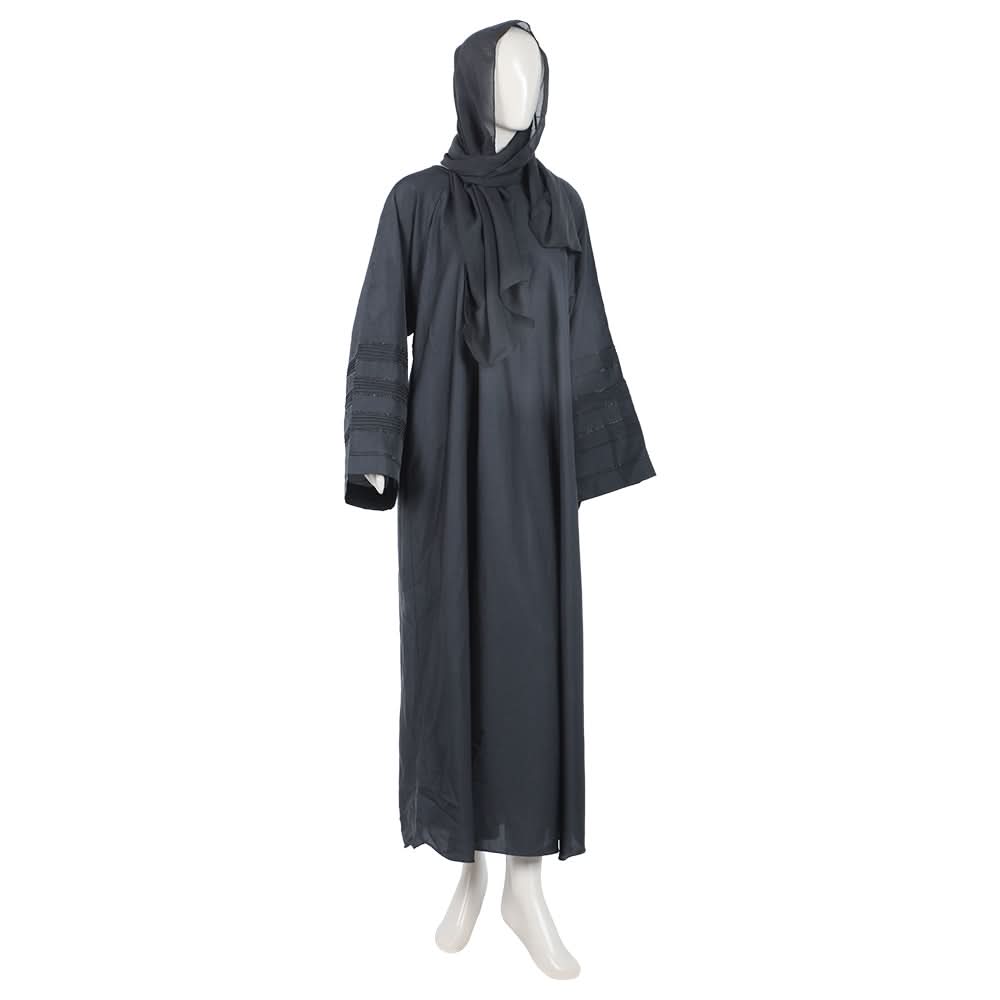 Women Abaya Front Zipper Pentax - Black, Women Abayas, Chase Value, Chase Value