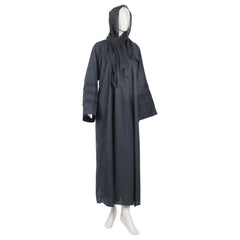 Women Abaya Front Zipper Pentax - Black