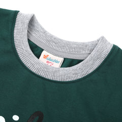 Girls Full Sleeves Sweat Shirt - Green