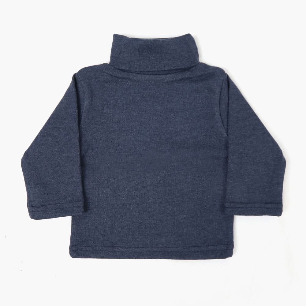 Newborn HighNeck - Blue, Newborn Boys Winterwear, Chase Value, Chase Value