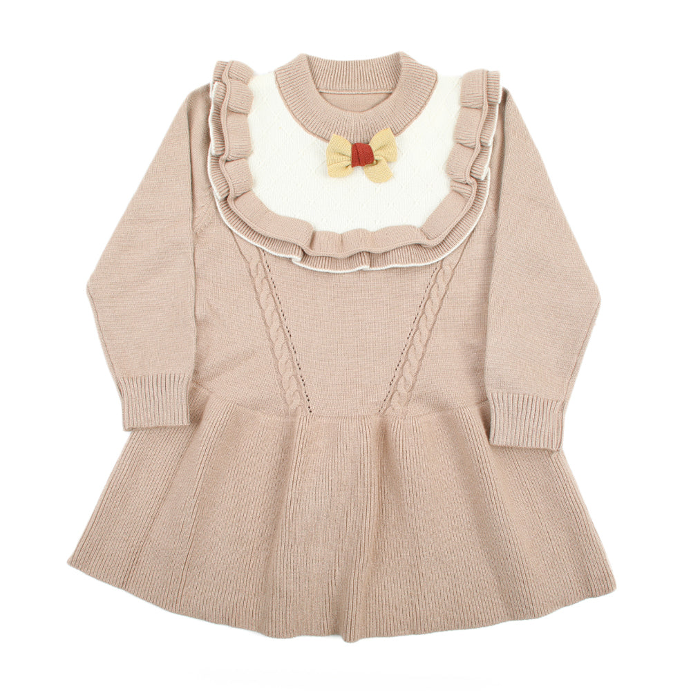 Girls Full Sleeves Sweater - Brown, Girls Sweaters, Chase Value, Chase Value