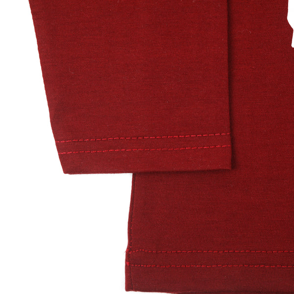 Boys Full Sleeves T-Shirt - Maroon
