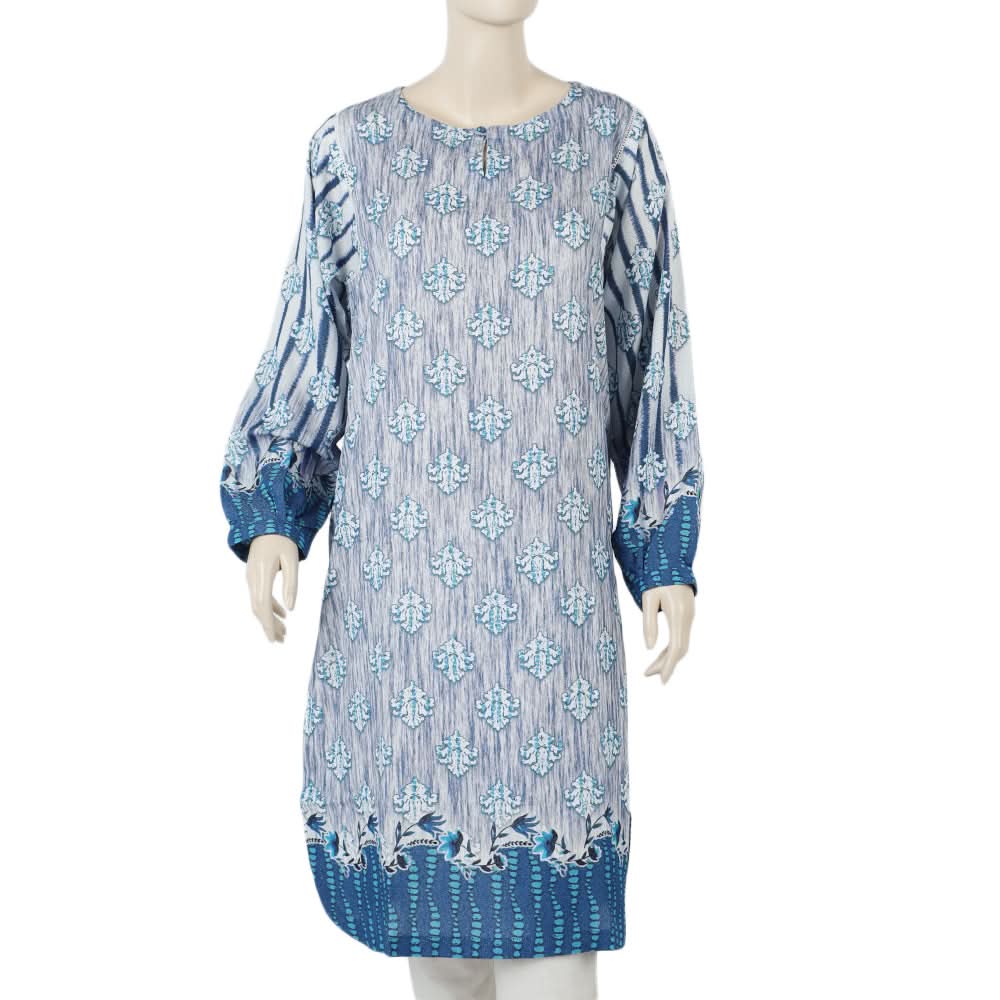 Women's Stitched Kurti - White, Women Ready Kurtis, Chase Value, Chase Value
