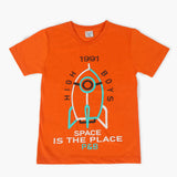 Boys Half Sleeves T-Shirt - Orange, Boys T-Shirts, Chase Value, Chase Value