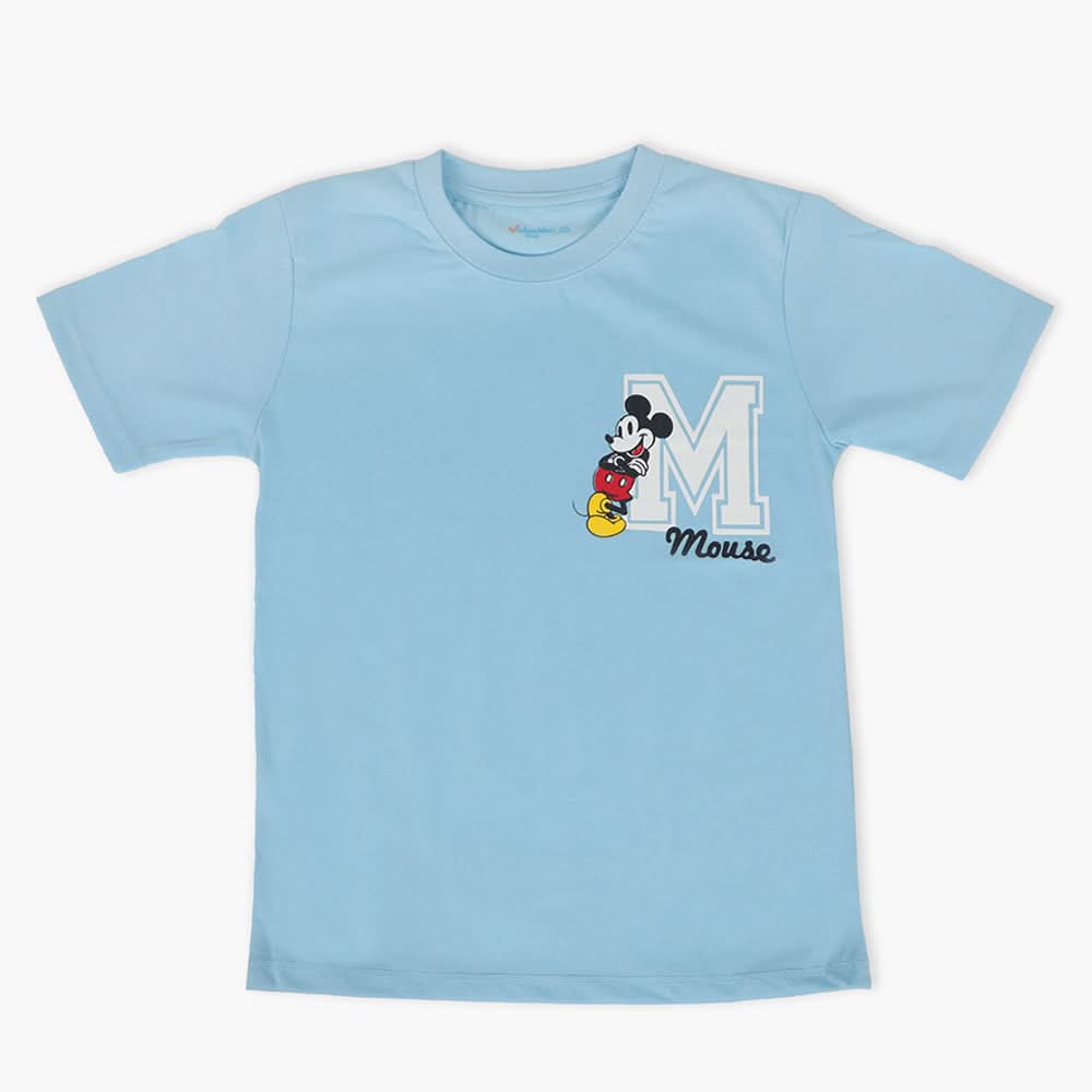 Boys Half Sleeves T-Shirt - Sky Blue, Boys T-Shirts, Chase Value, Chase Value