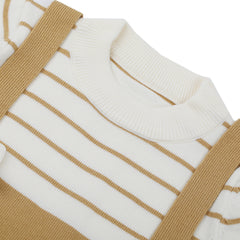 Girls Full Sleeves Sweater - Mustard