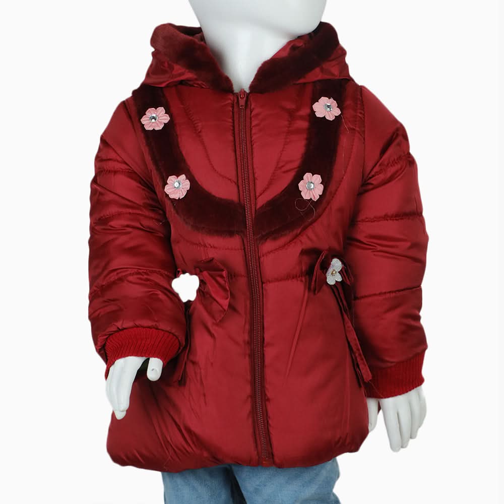 Girls Jacket - Maroon, Girls Jackets, Chase Value, Chase Value