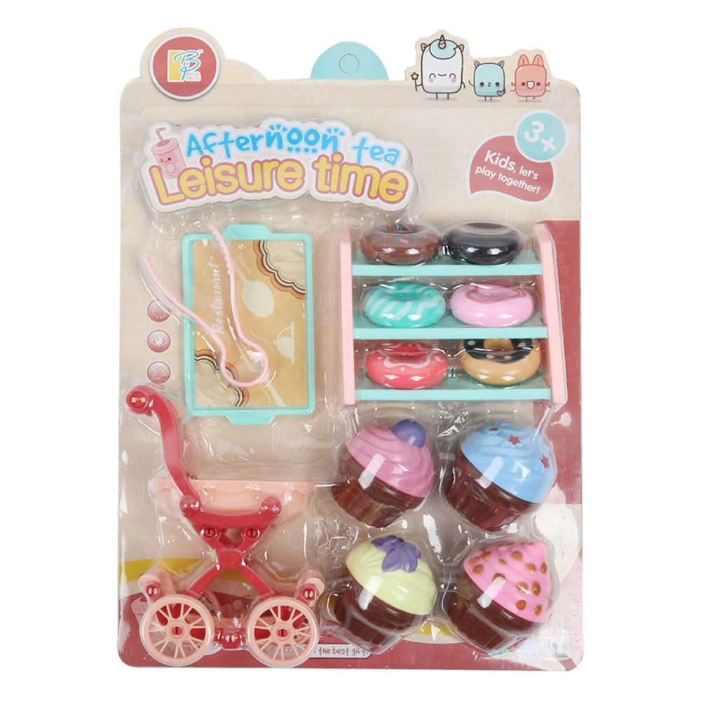 Toy Dessert Set for Girls, Kids Cosmetic & Kitchen Sets, Chase Value, Chase Value