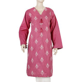 Women's Embroidered Stitched Kurti - Pink, Women Ready Kurtis, Chase Value, Chase Value