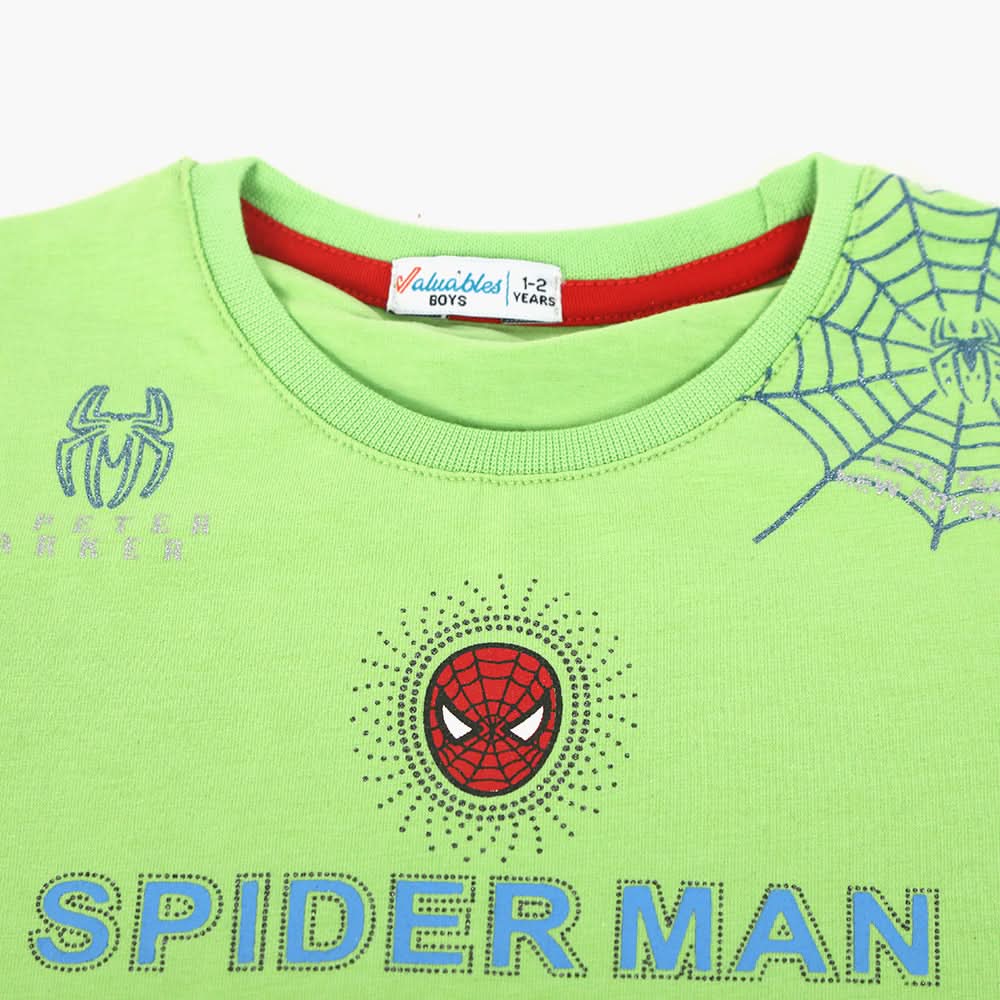 Boys Half Sleeves T-Shirt - Green, Boys T-Shirts, Chase Value, Chase Value
