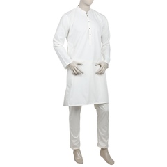 Eminent Men's Kurta Pajama Suit - Beige