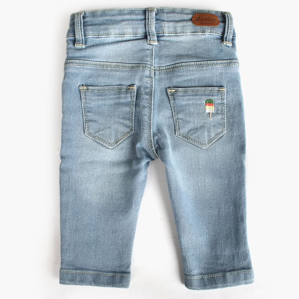 Newborn Girls Pant Denim - Light Blue, Newborn Girls Shorts Skirts & Pants, Chase Value, Chase Value