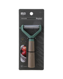 Vegetable and Fruit Peeler - Steel Green, Knives & Cutting Board, Chase Value, Chase Value