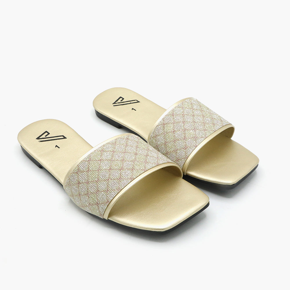 Girls Slipper - Golden, Girls Slippers, Chase Value, Chase Value