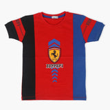 Boys Half Sleeves T-Shirt - Red, Boys T-Shirts, Chase Value, Chase Value